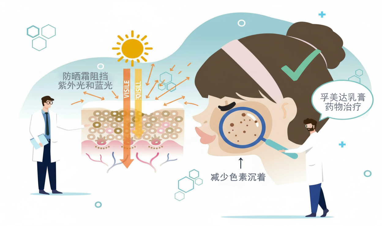 黄褐斑治疗时必须用什么样的防晒霜？